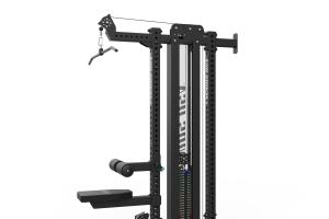 Wall Mounted Weight Stack Combo Pulley Station w/ Options - H 216 cm.