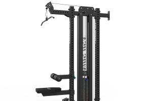 Wall Mounted Weight Stack Combo Pulley Station w/ Options - H 230 cm.